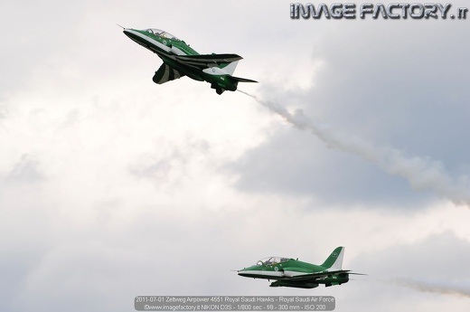 2011-07-01 Zeltweg Airpower 4551 Royal Saudi Hawks - Royal Saudi Air Force
